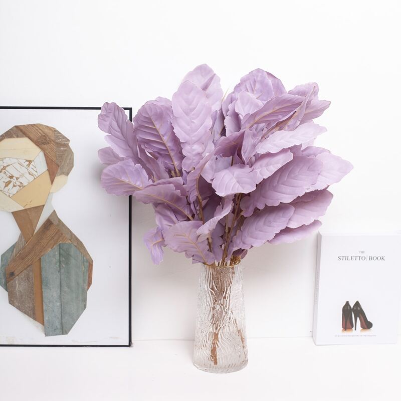 

1pc Artificial Leaf, Violet purple