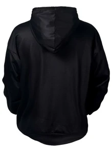 Manfinity Áo nỉ Nam Túi Thú vật Đường phố - màu đen - Xem 2