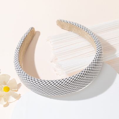 Plaid Pattern Headband