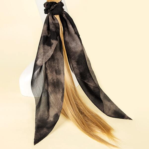 

Graphic Scarf Hair Tie, Multicolor