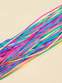 30 piezas de bandas para el cabello coloridas, cintas para el cabello, turbantes y bandas para sudor - Multicolor - Ver 6