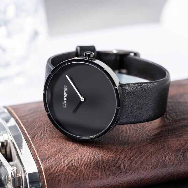 

Men Water Resistant Round Pointer Quartz Watch