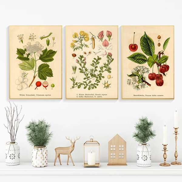 

Plant Print Unframed Painting, Multicolor