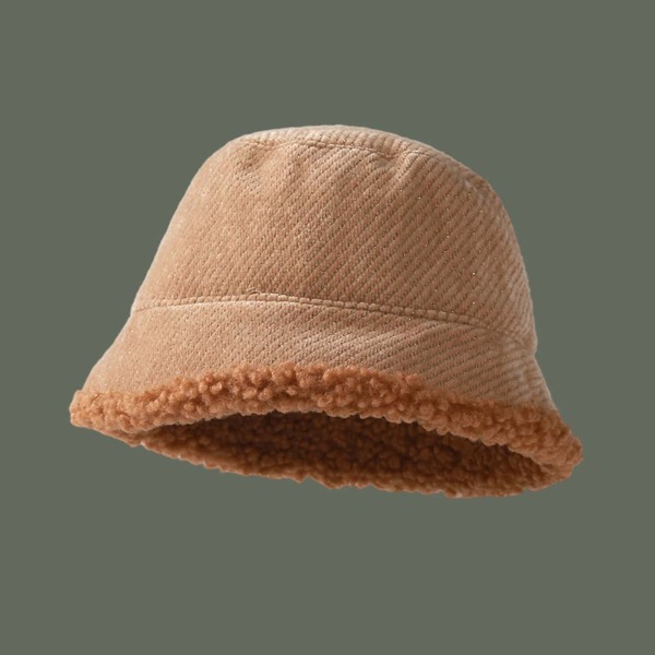 

Toddler Kids Minimalist Bucket Hat, Coffee brown