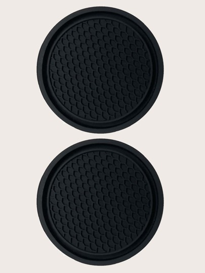 2 posavasos de silicona para coche, soportes antideslizantes para bebidas