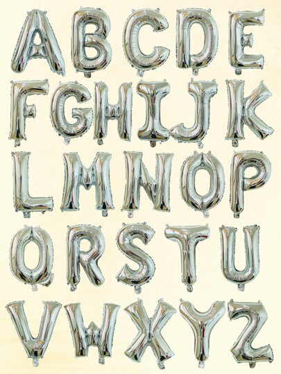 1pc 32-Inch Rose Gold Letter Decorative Balloons For Birthday, Wedding