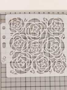 1 pieza flor hueco - Blanco - Ver 3