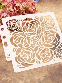 1 pieza flor hueco - Blanco - Ver 4