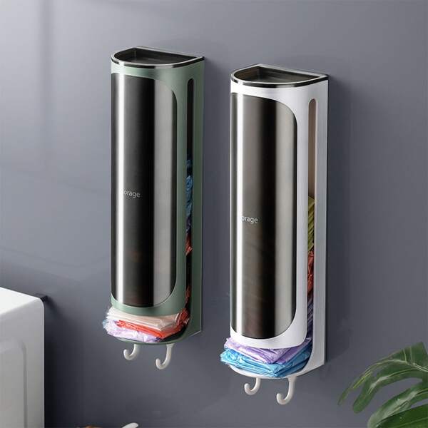

1pc Letter Graphic Random Color Garbage Bag Storage Box, Multicolor