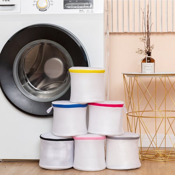 

1pc Random Color Underwear Laundry Bag, Multicolor