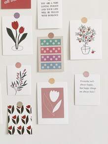 17入組藝術圖案貼紙 - 彩色 - 查看 3