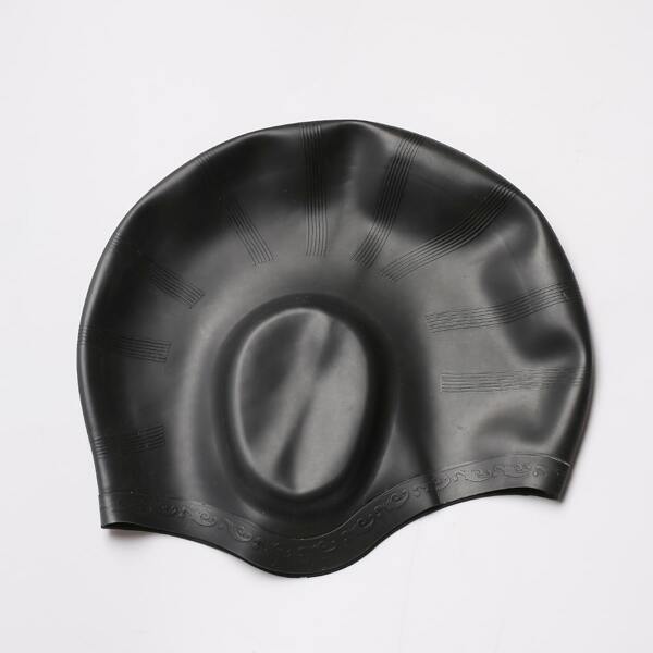 

Silicone Swimming Cap, Black