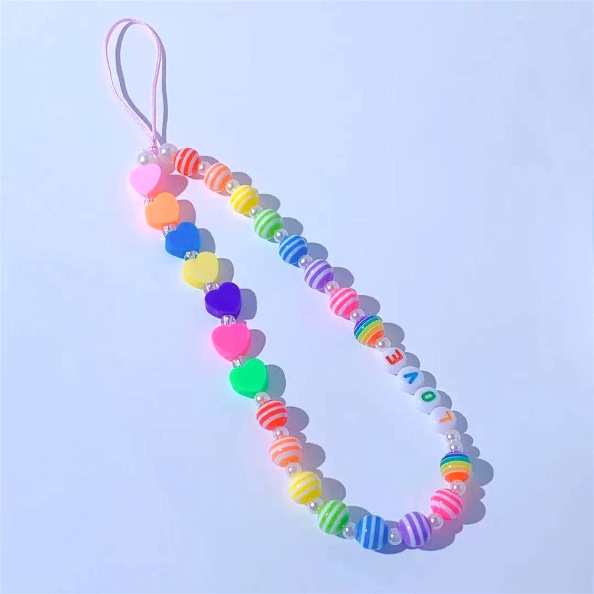 

Beaded Phone Lanyard, Multicolor