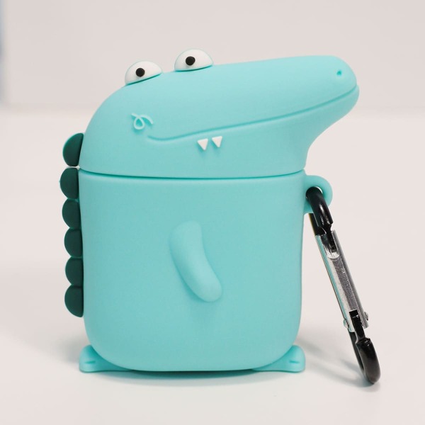 

Crocodile Design Case For Airpods, Green