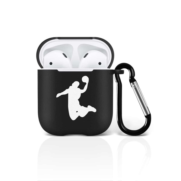 

Чехол для Airpods с принтом фигуры, Черный и белый