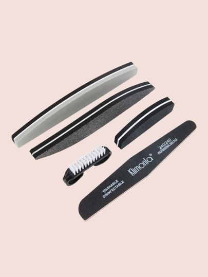 klimonla 1 قطعة كوب زجاجي شفاف لتنظيف فرشاة الأظافر، أداة ملحقات مانيكير، عيد الميلاد