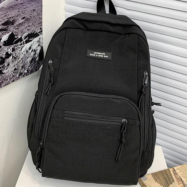 

Minimalist Large Capacity Backpack, Black