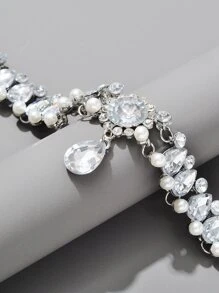 Water-drop Charm Choker - Multicolor - View 2