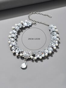 Water-drop Charm Choker - Multicolor - View 3