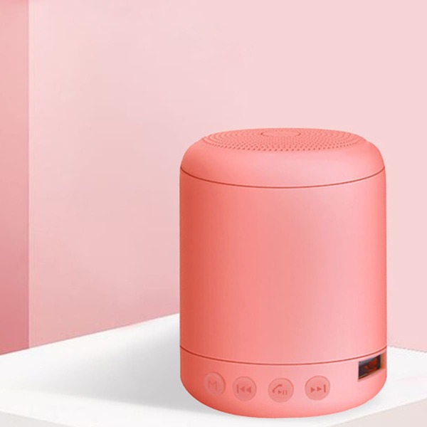 

Портативный беспроводной Bluetooth-динамик, Розовые