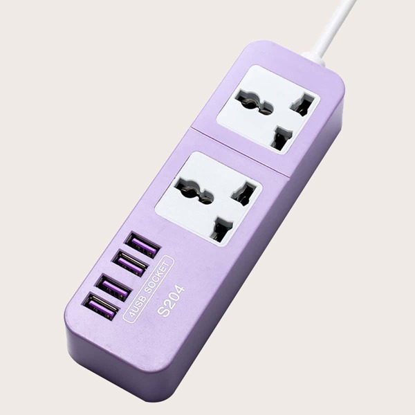 

1pc Power Strip, Purple