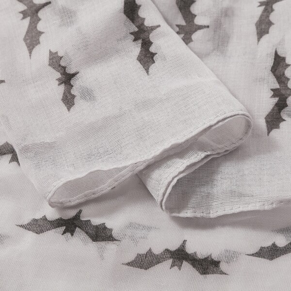 

Bat Print Scarf, Multicolor