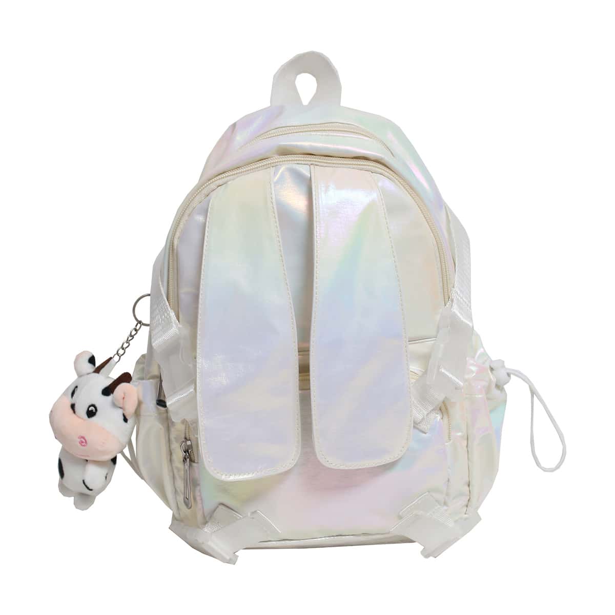 

Ear Decor Backpack, White