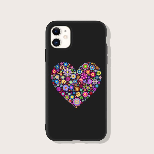 

Floral Heart Phone Case, Multicolor