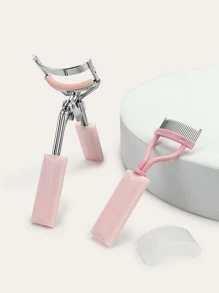 CIMACA 2pcs Women Eyelash Curler Set, Includes Eyelash Curler, Eyelash Comb, Makeup Tool, Eyelash Tool, For Beautiful And Natural Curly Lashes, Suitable For Travel, Women Gift, Holiday Gift,Makeup,Cheap,Room Decor,Vanity,Travel,Bedroom,Makeup Accessories,Eyelash Curler,Cheap,Stocking Stuffers,Makeup,Makeup Tools,Cheap Stuff,Gifts,Gifts For Women,Christmas Gifts - Pink - View 7