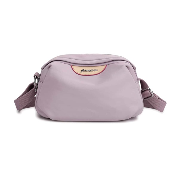 

Metal Decor Crossbody Bag, Mauve purple