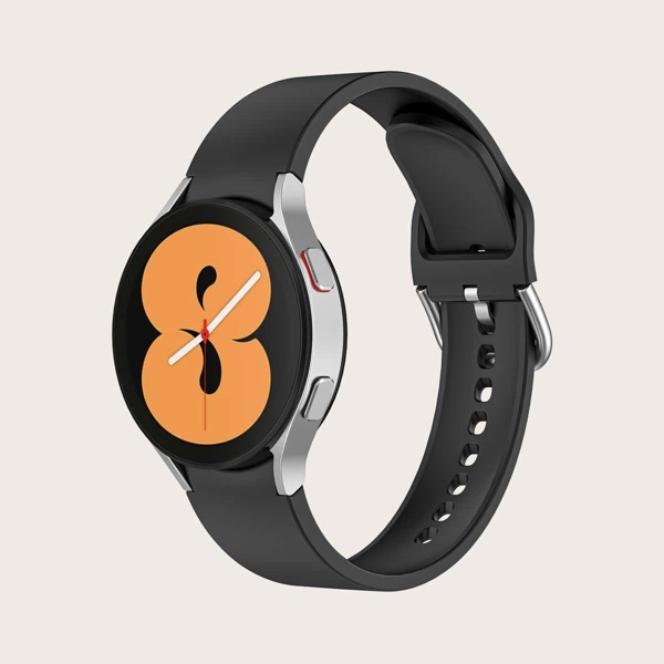 

Plain Silicone Watchband For Samsung, Black