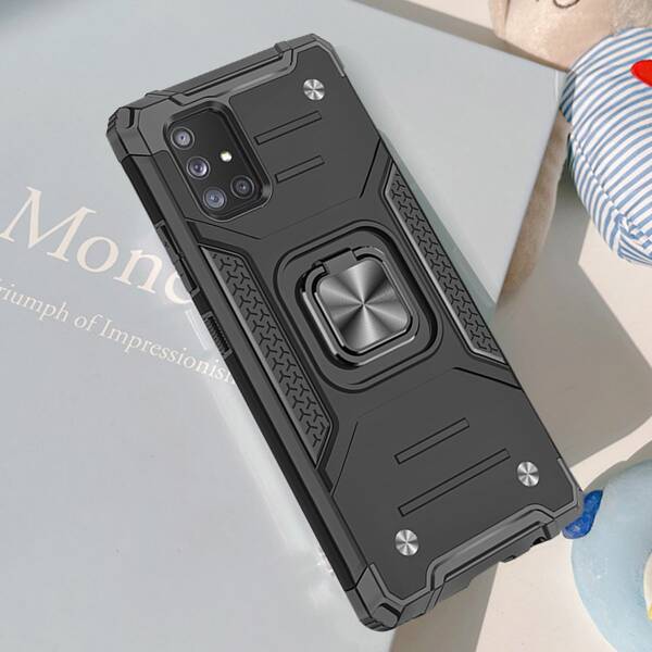 

Ring Holder Phone Case, Black