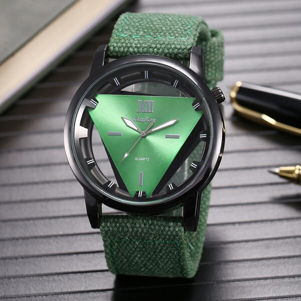 

Round Pointer Quartz Skeleton Watch
