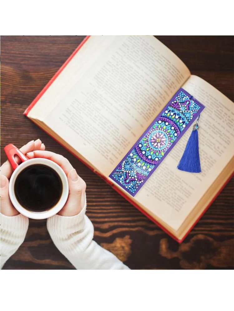 1 st DIY Diamond Mandala bokmärke - Multifärgad - Visa 3