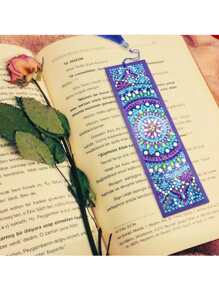 1pc DIY Diamond Mandala Bookmark - Multicolor - View 4