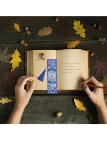 1pc DIY Diamond Mandala Bookmark - Multicolor - View 5