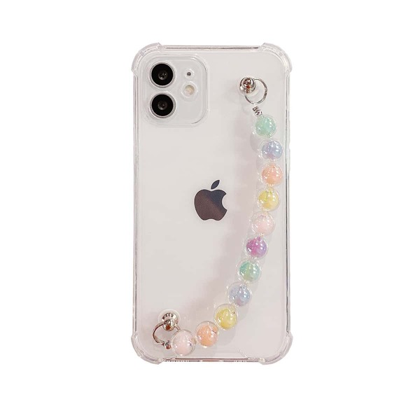 

Clear Phone Case With Beaded Hand Strap