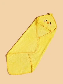 Chick Design Pet Bath Towel - Yellow - View 2