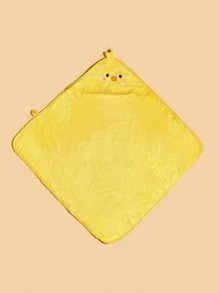 Chick Design Pet Bath Towel - Yellow - View 4