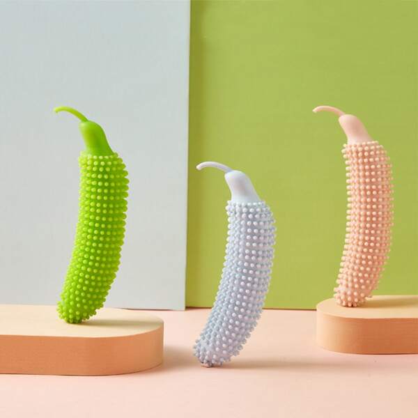 

1pc Banana Shaped Random Color Pet Chew Toy, Multicolor