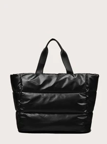 Bolsa De Viaje Acolchada De Gran Capacidad - Negro - Ver 5