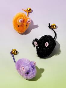 1入組鼠標形狀隨機逗貓玩具 - 彩色 - 查看 1