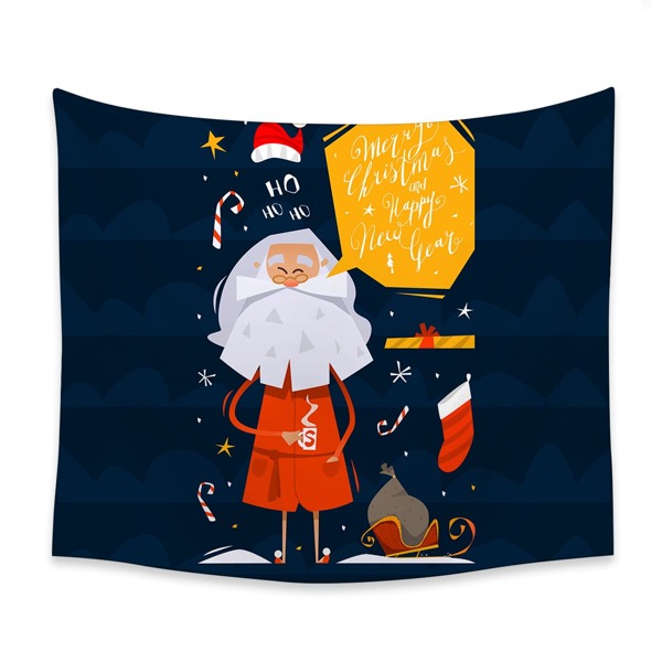 

Christmas Print Tapestry, Multicolor