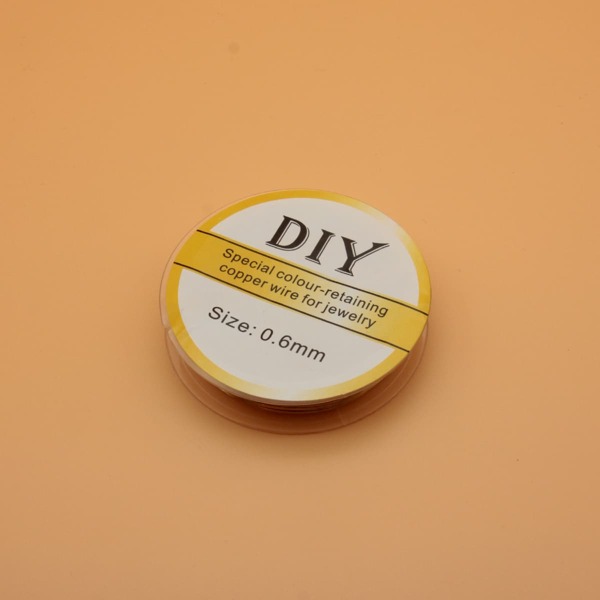 

1 рулон DIY Медная проволока, Золотистый