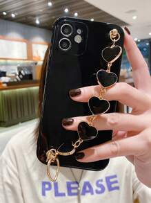 心腕帶手機殼 - 黑色 - 查看 1