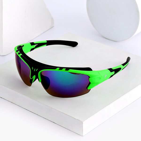

Tinted Lens Sports Cycling Sunglasses, Green