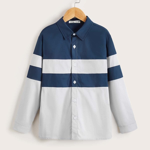 

Boys Color Block Shirt, Multicolor
