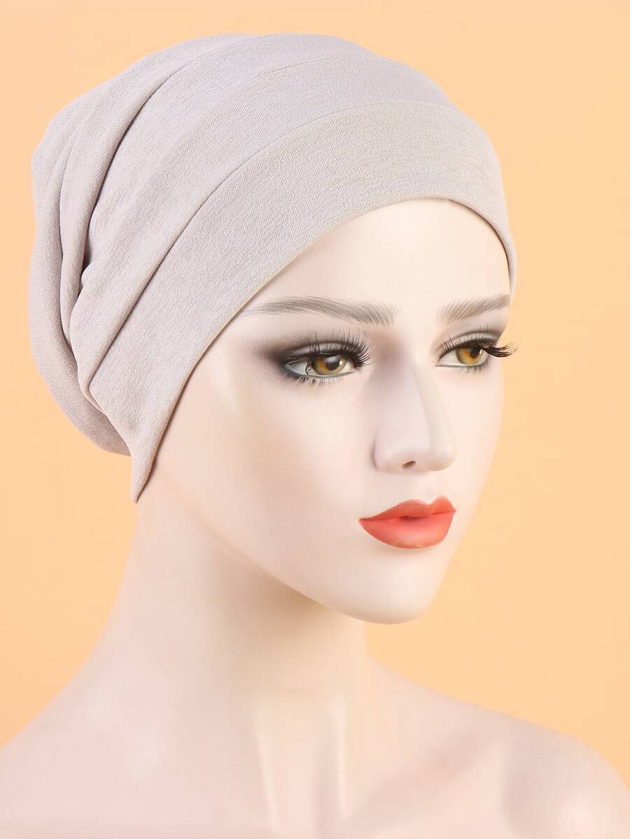 Simple Solid Hat - Light Grey - View 1