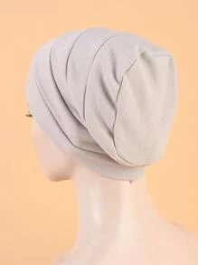 Simple Solid Hat - Light Grey - View 2