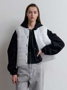 SHEIN COLDBREAK 前扣无袖棉袄